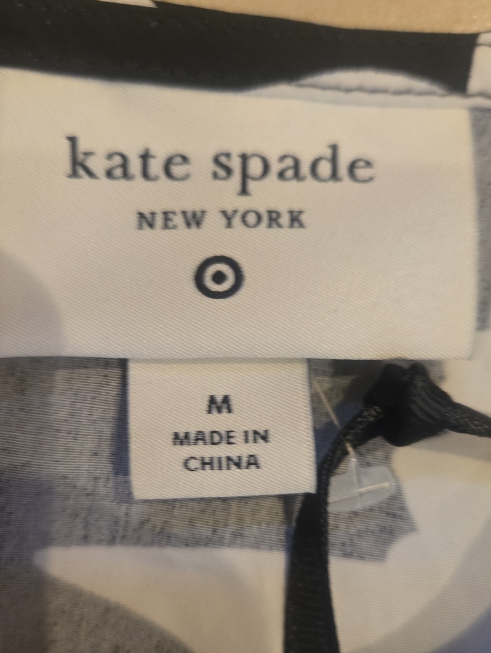 New Kate Spade New York X Target Black/White Floral Print Sleeveless Blouse - Picture 2 of 8